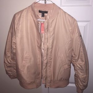 Light Pink Bomber Jacket