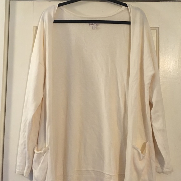 Mossimo Supply Co. Sweaters - Long Cream Sweater