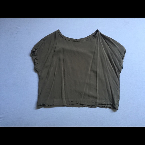 Olive Green Crop Too