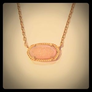 Kendra Scott Drusy Necklace *Rose Gold