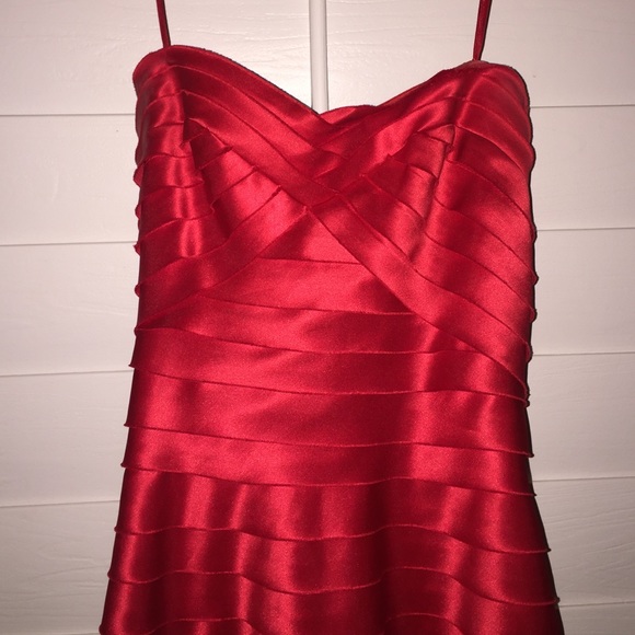 Red BCBG bandage gown - Picture 2 of 3