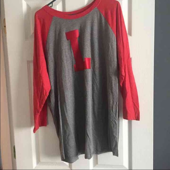 Baseball Raglan with "L"