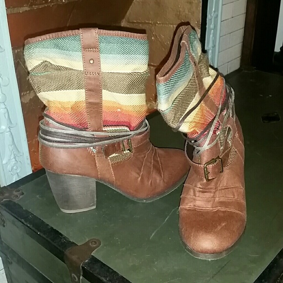 Multi color boots