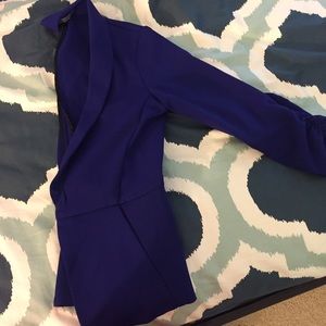 Royal blue blazer