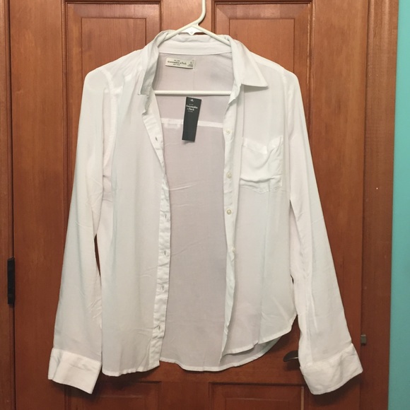 Sups cute white button down shirt