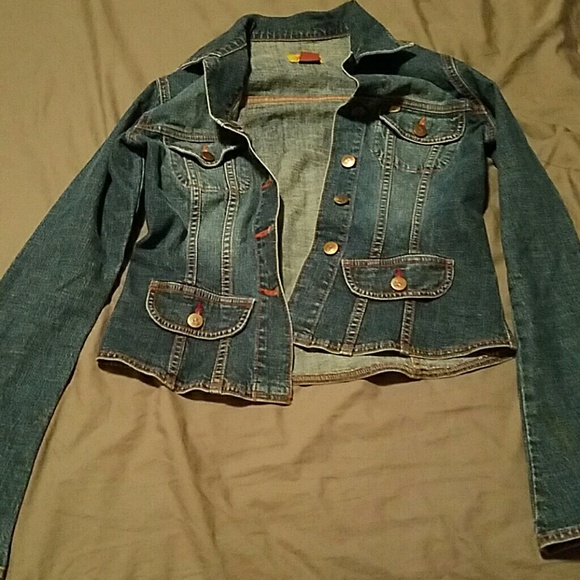 Anthropologie jean jacket (Louie)
