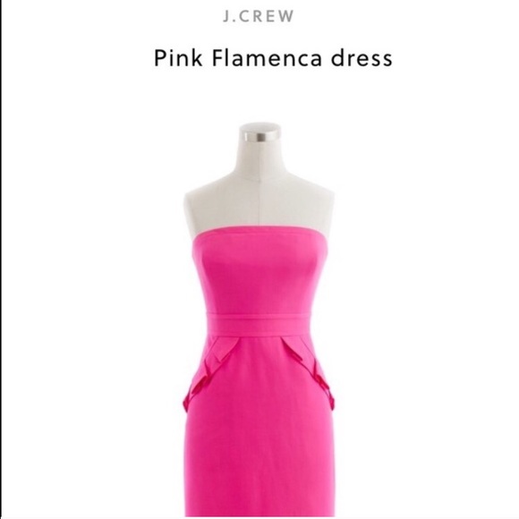 J crew hot pink dress Clearance