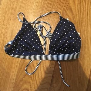 Polka dot bikini top