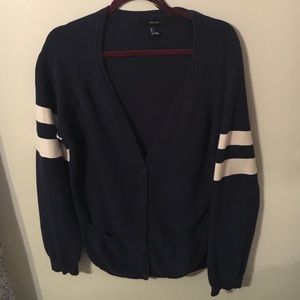 varsity cardigan