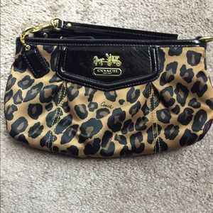 Large Coach wristlet