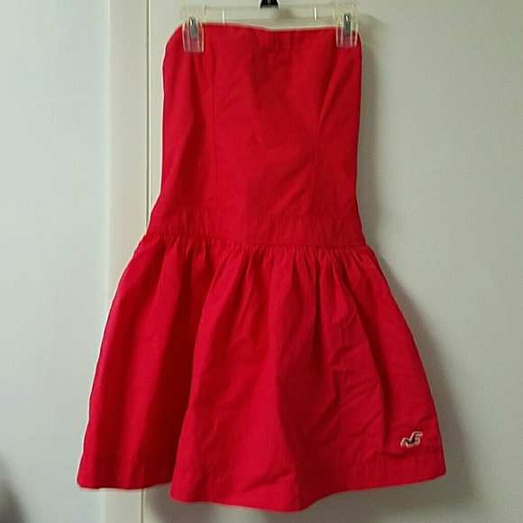 short strapless Hollister dress