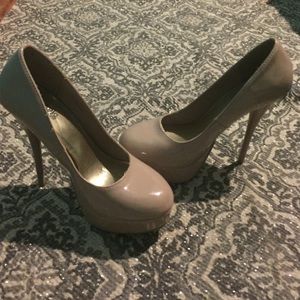 Tan pumps