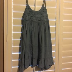 Blue summer mini dress