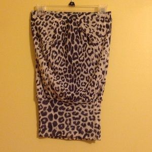 NWT leopard sweet pea top