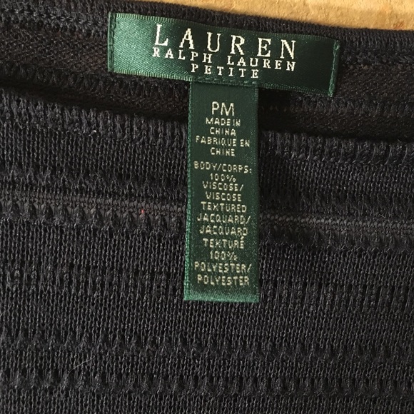 NWOT Ralph Lauren Petite short sleeve blouse - Picture 2 of 5