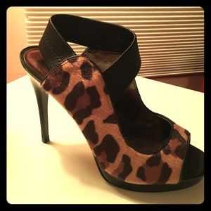 Leopard print heels