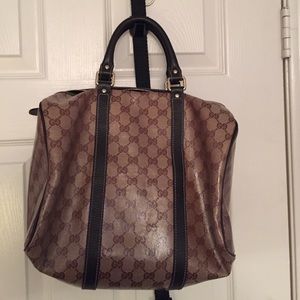 Gucci Crystal Boston Bag
