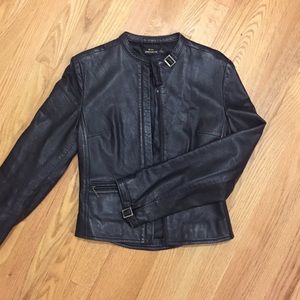 Mango Leather Jacket