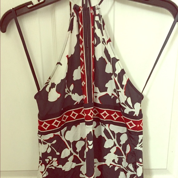 Colorful halter top by BCBG
