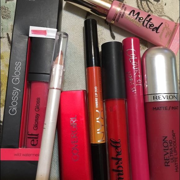 Lip Bundle: Colourpop, Too faced, Nyx, Revlon +