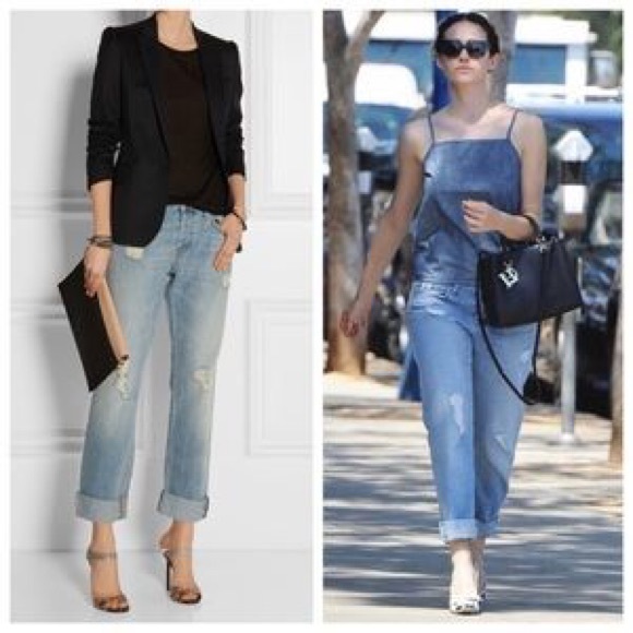J Brand boyfriend distressed jeans