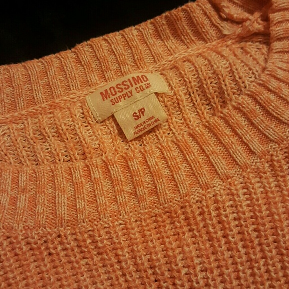 Coral Mossimo Supply Company sweater - Picture 2 of 2