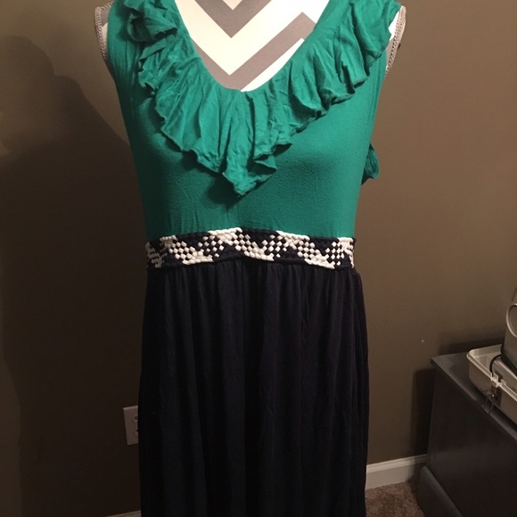 Mai Tai 3X cotton stretchy dress EUC