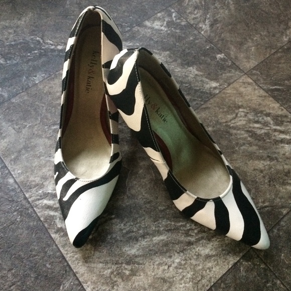 Kelley & Katie Zebra Heels