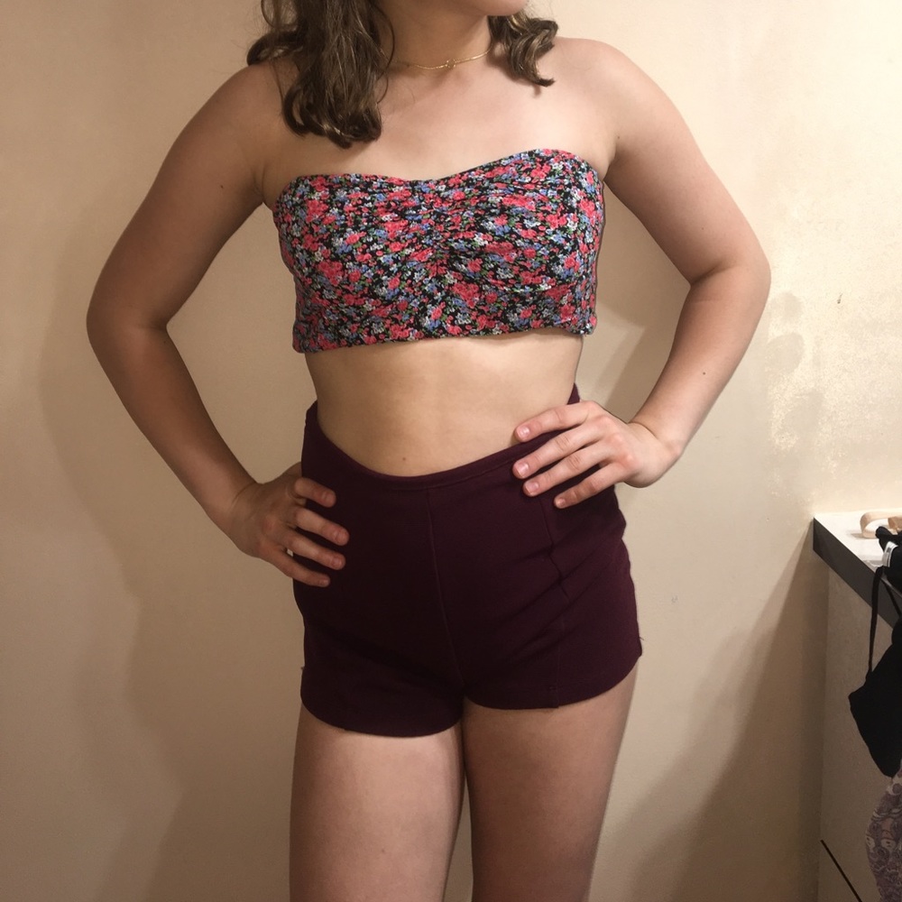 Flower bralette / bandeu