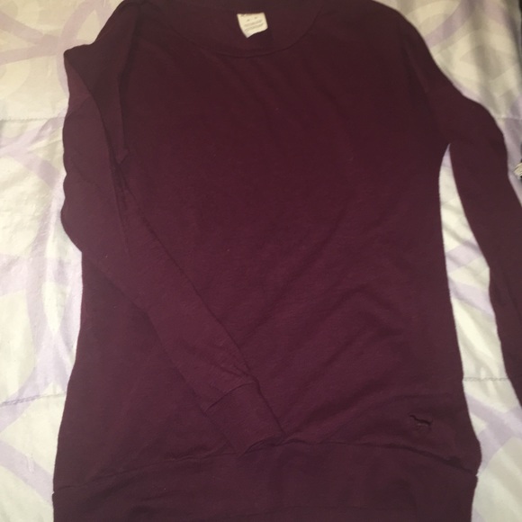 Maroon PINK long sleeve shirt !