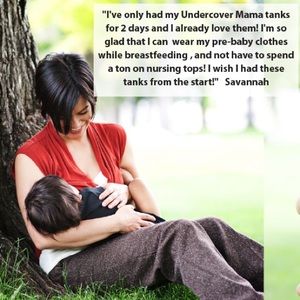 Undercover mama Tops - Slimming nursing Cami/top undercover mama Undercover mama Tops - Slimming nursing Cami/top undercover mama