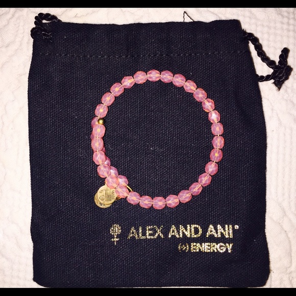 Alex and Ani pink crystal bracelet!