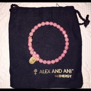 Alex and Ani pink crystal bracelet!