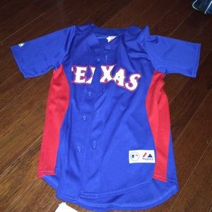 Texas Rangers button up shirt