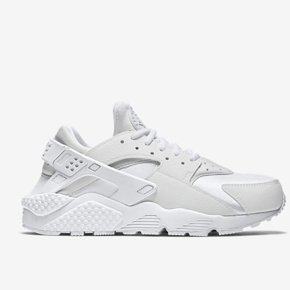 White Nike Huraches