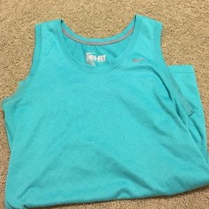 Nike Tank Top Turquoise size Small