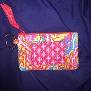 Vera Bradley ID & money holder. keychain