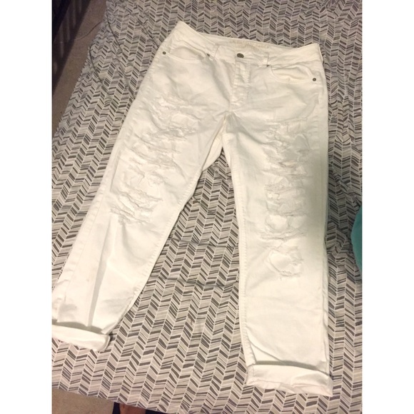 Distressed boyfriend Jeans