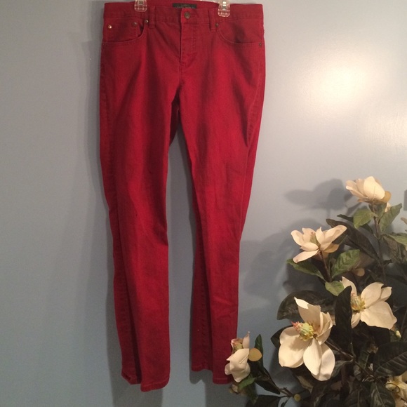 Ralph Lauren Red Skinny Jeans