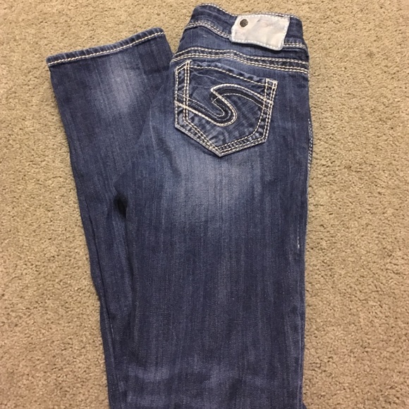 Silver Suki Straight jeans size 24