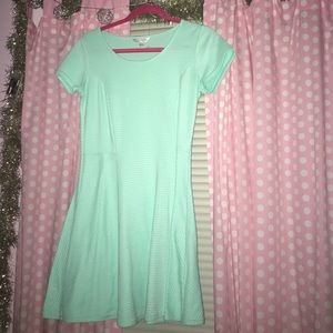 Mint green dress