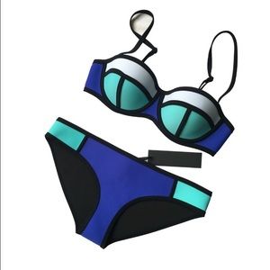 Neoprene Bikini Set