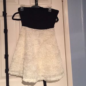 Black and White Homecoming dress