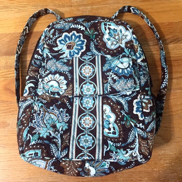 Small "Java Blue" patterned back pack
