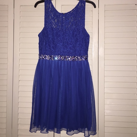 Blue Short Dress PERFECT FOR HOMECOMING