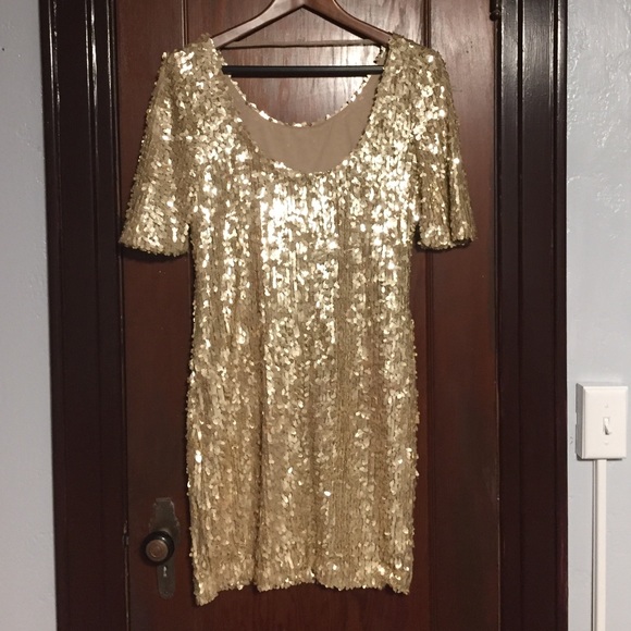 Sparkly gold dress - Picture 2 of 2