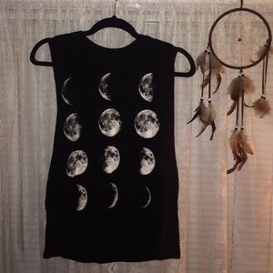 Phases of the Moon Muscle Tee