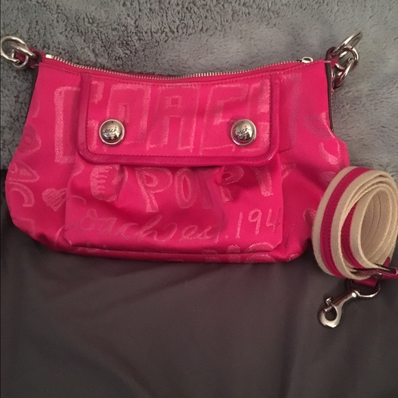 Pink Coach Purse