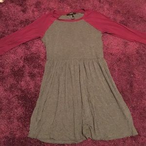 long sleeve skater dress
