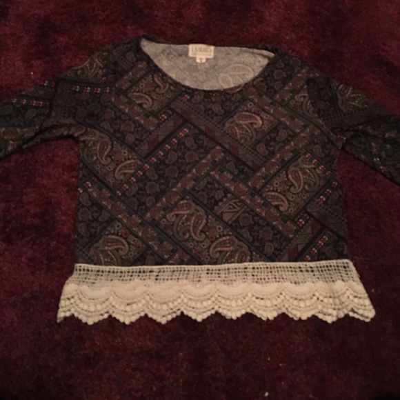 long sleeve pattern shirt